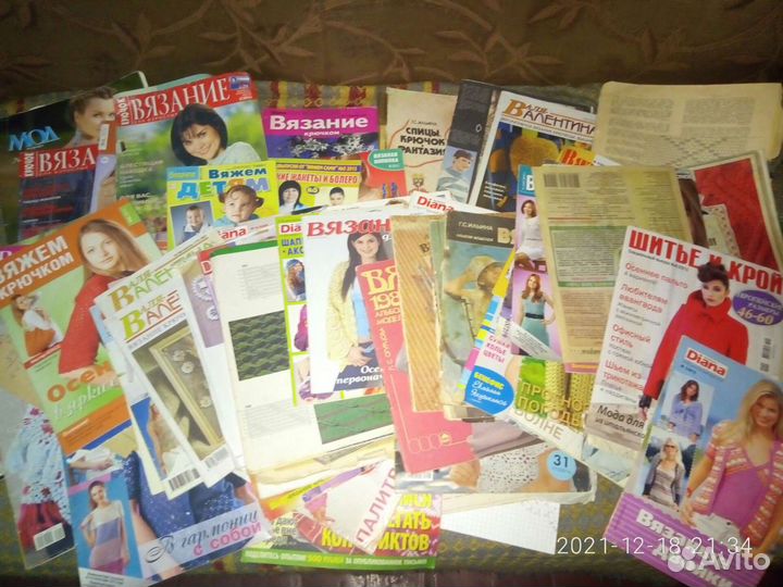 Журналы по вышивке, вязанию и тд