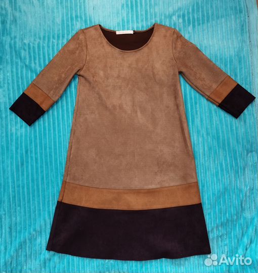 Платье из замши р.42