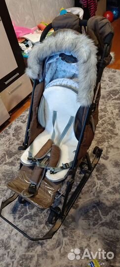 Санки коляска ника 7 5sk