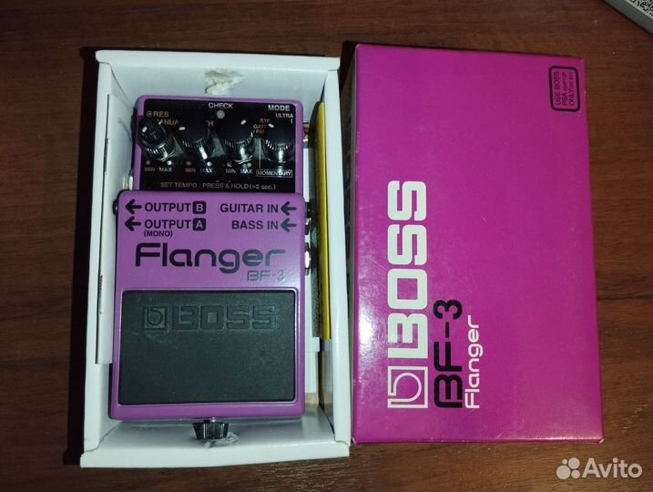 Boss BF-3 Flanger педаль эффектов