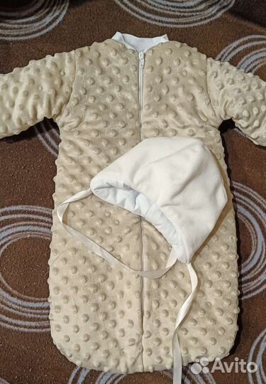 Конверт в коляску (на выписку) новый с подьодевой