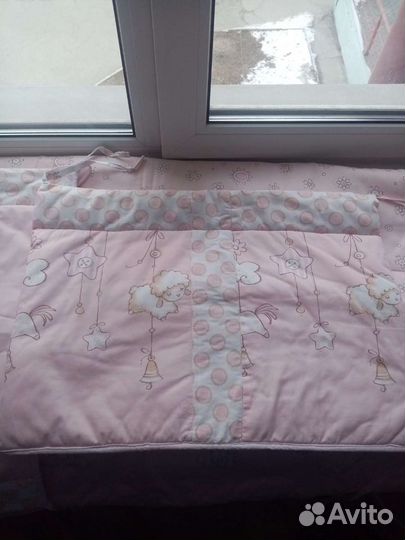 Бортики в детскую кроватку бу