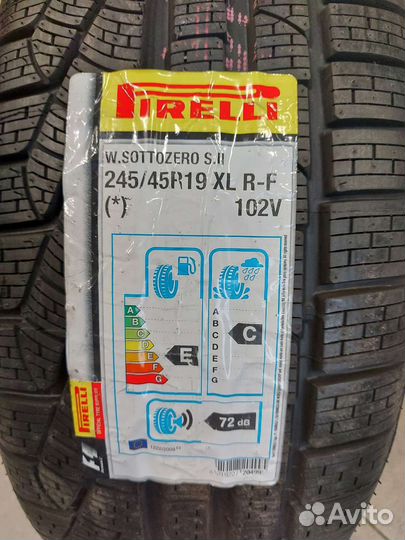 Pirelli Winter Sottozero Serie II 275/40 R19 и 245/45 R19