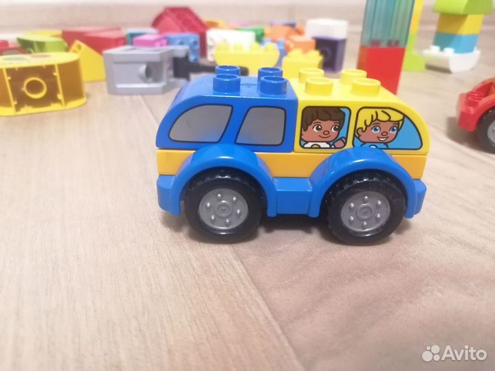 Lego duplo набор Мои первый машинки и кубики