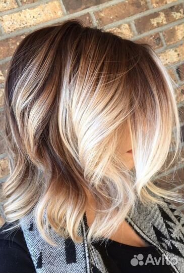 Калифорнийское мелирование шатуш airtouch балаяж