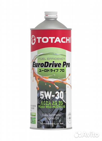 Масло моторное 5W30 totachi 1л синтетика eurodrive