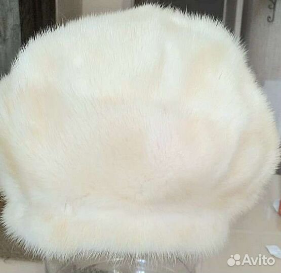 Норковый берет мягкий