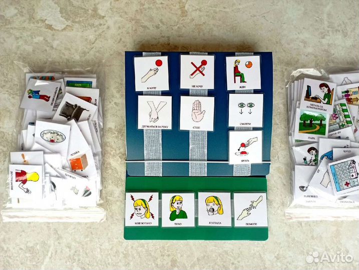 Папка и карточки Пекс