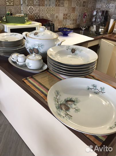Столовый сервиз фарфор СССР