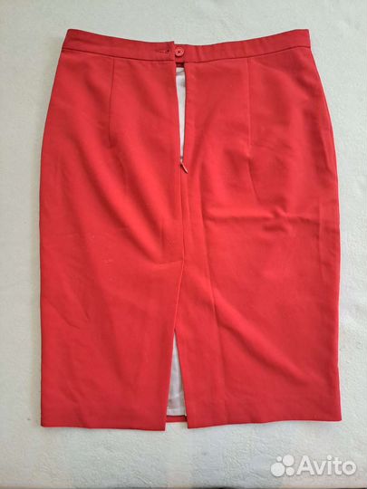 Юбка карандаш красная L