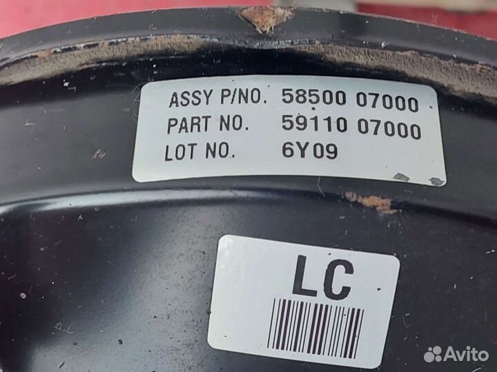 Вакуумный усилитель тормозов KIA Picanto 1