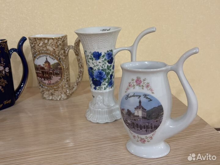 Кружка-поильник новые, Чехия Карловы Вары