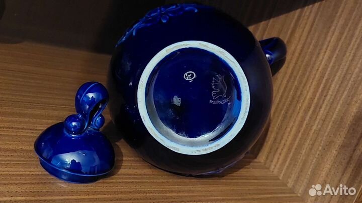 Кувшин кобальт Бронницкий завод Возрождение