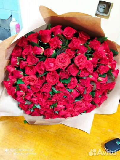 101Роза 45см. Доставка розы став