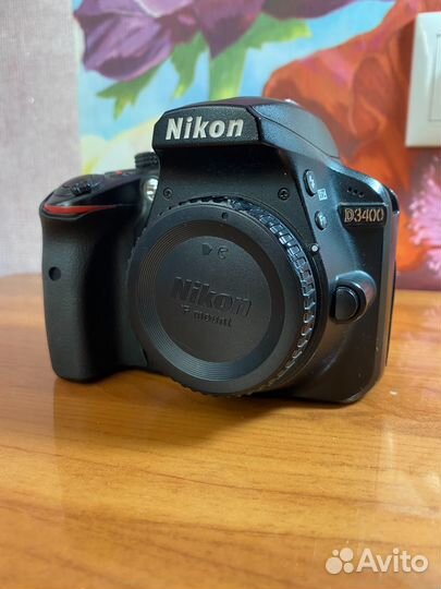 Фотоаппарат Nikon d3400, объектив 18-55mm