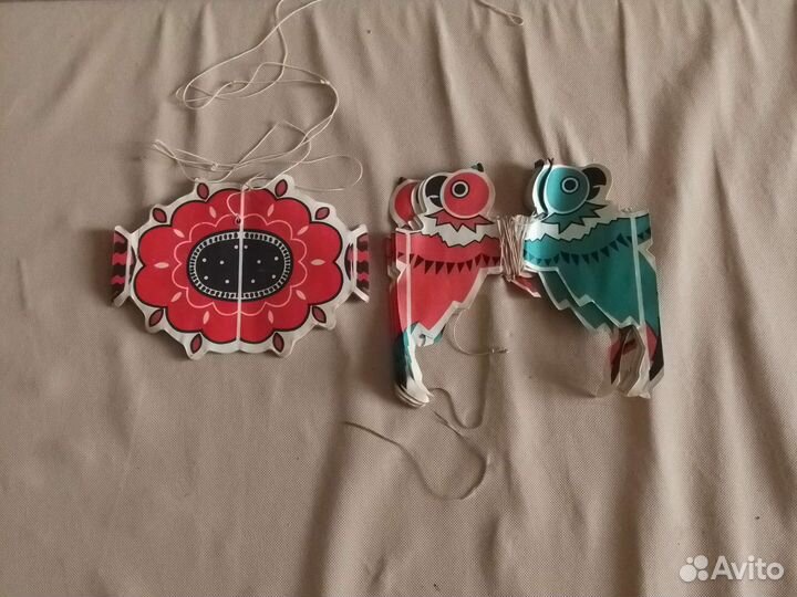 Ретро гирлянда бумажная СССР