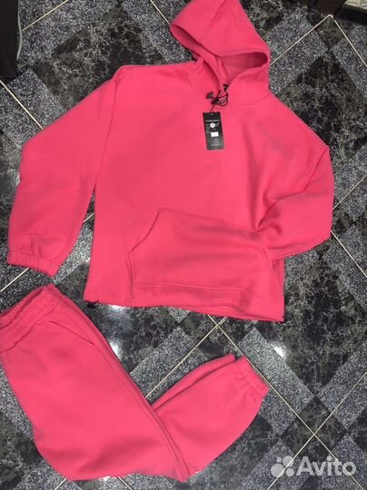 Костюм спортивный фуксия обмен на флисе с биркой