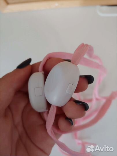 Светящиеся шнурки розовые