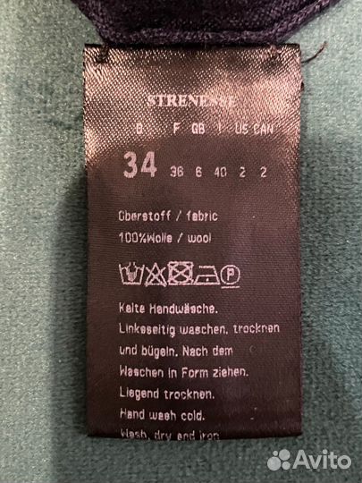 Базовая Блуза Strenesse 100% шерсть (майка, топ)