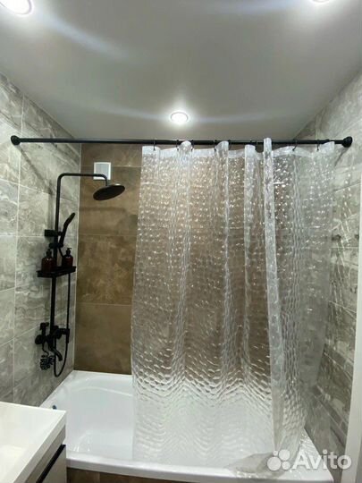 Штора для ванной 3D эффект 180х200