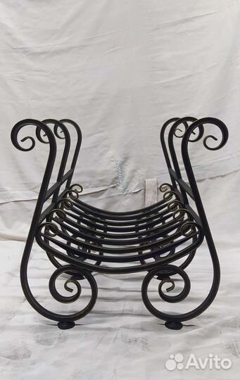 Дровница кованая