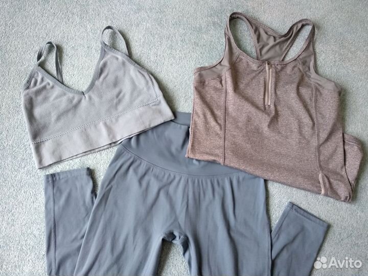 Спортивный костюм женский для фитнеса йоги р42 s