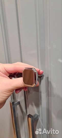 Ручки для мебели серебро