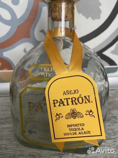 Бутылка Tequila Patron Ручная работа