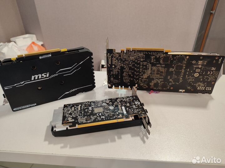 Rtx2060 + gtx970 + rx6400, лот 3 карты, под ремонт