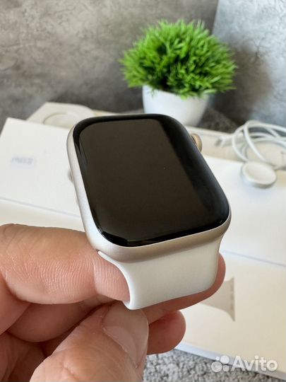 Часы Apple Watch 7 45 mm Starlight