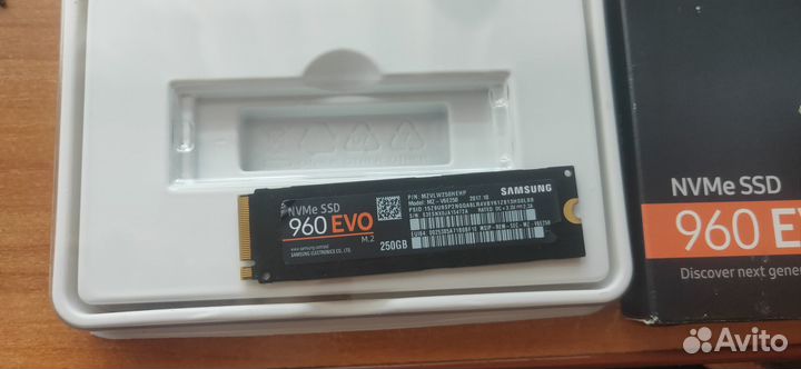 Samsung 960 evo 250gb