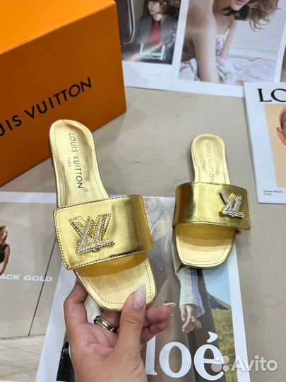 Шлепки louis vuitton