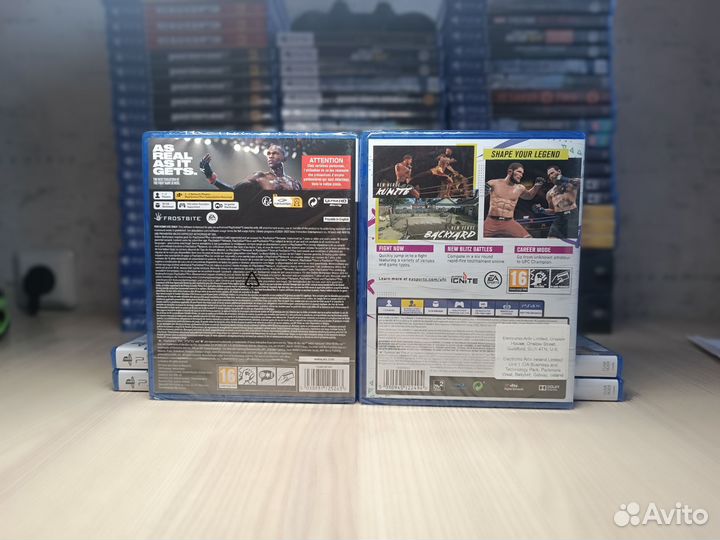 Новая UFC 5 ps5 и Ufc 4 ps4 запечатанная