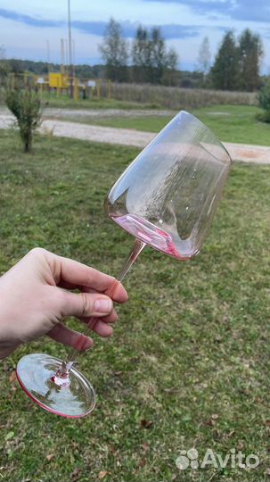 Бокалы для вина розовые 590 мл 2 шт