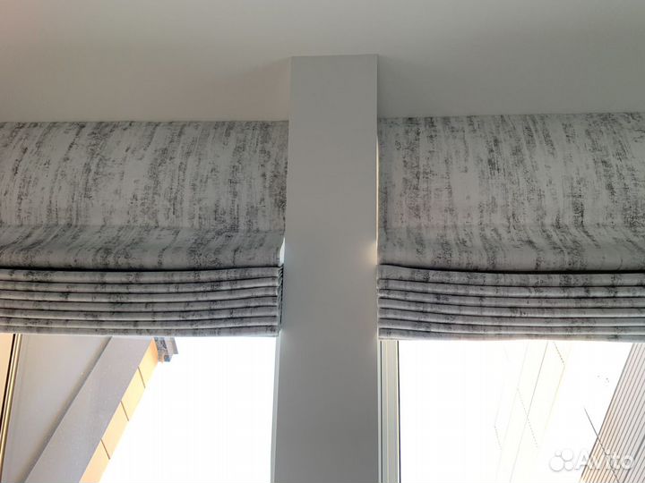 Римская штора на мансардное окно на заказ