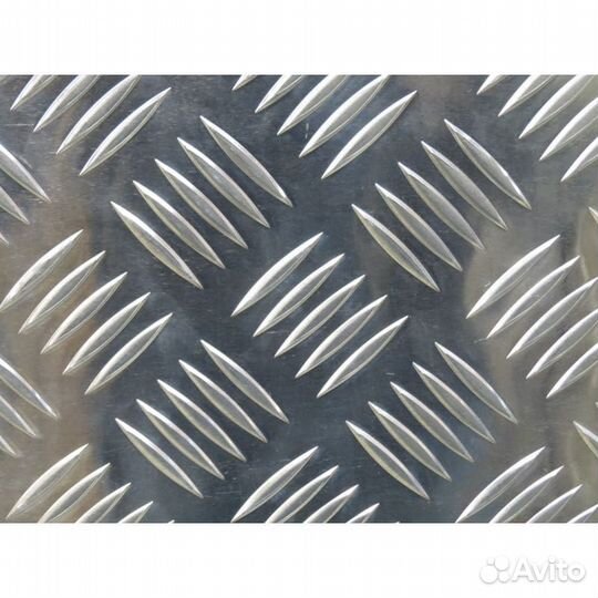 Лист рифленый алюминиевый амг2нр 1,2х1500х3000 мм