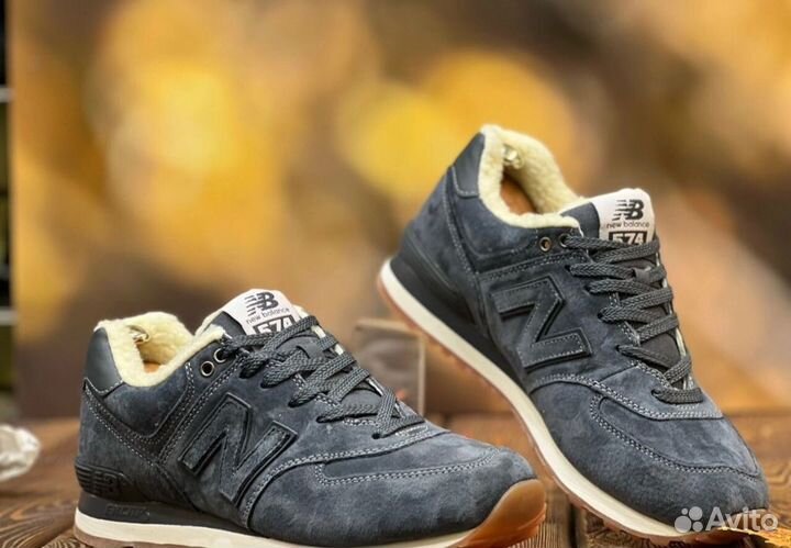 New balance 574 premium зимние с мехом