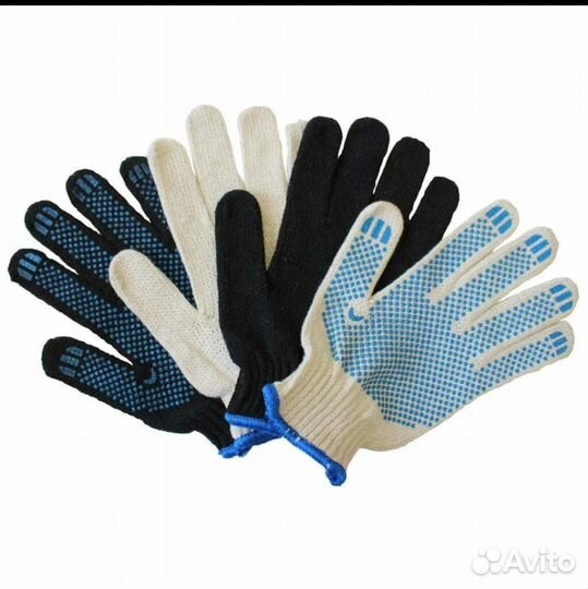 Перчатки рабочие большой ассортимент