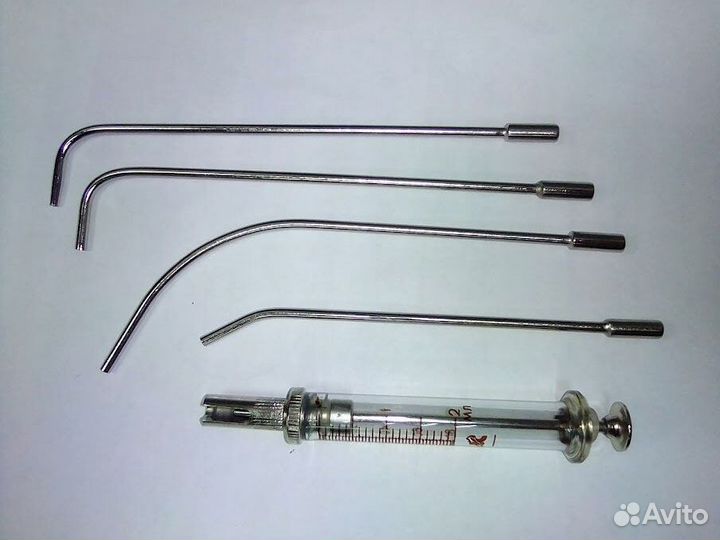 Шприц для внутригортанных вливаний 2 мл