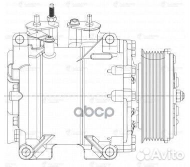 Компрессор кондиционера honda accord 2.0/2.4 -0