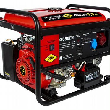 Бензиновый генератор DDE G650E3 917-446