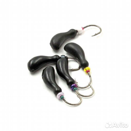 Мормышка 0.9г. литая Мотылек кр. Kumho №59, цвет ч