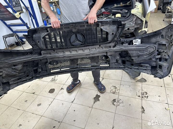 Бампер w213 в сборе