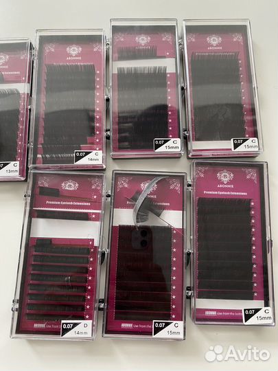 Ресницы для наращивания много бу