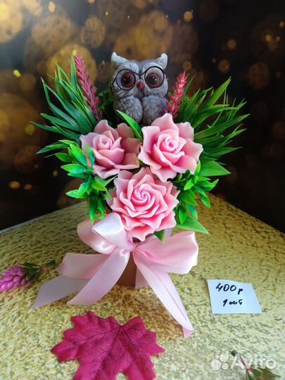 Мыло ручной работы букеты