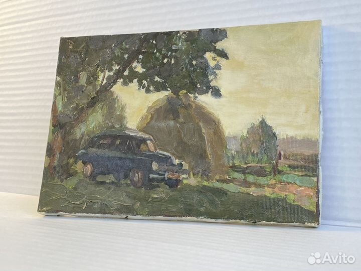 Картина старая волга