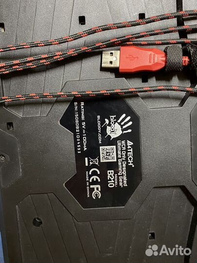 Игровая клавиатура bloody