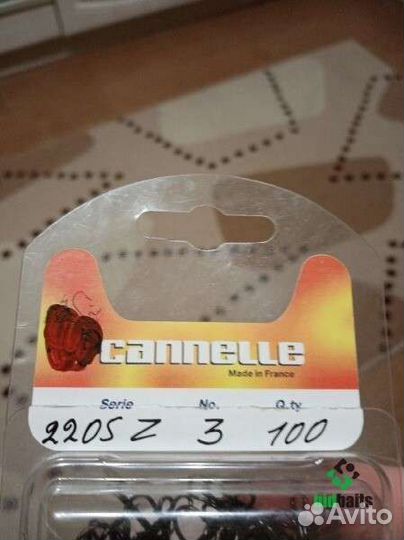 Крючки рыболовные Двойники Cannelle 2205z.Франция