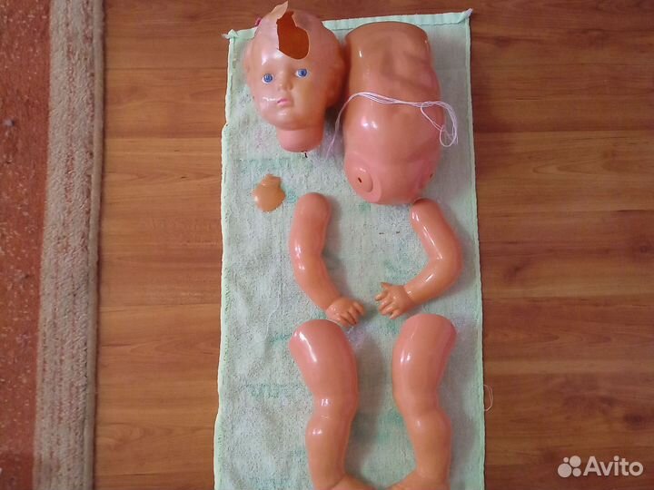 Пупс целлулоид СССР в реставрацию