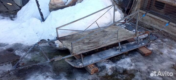Сани для снегохода бу